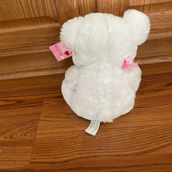 Kellytoy White Plush Bear Holding a multicolored cupcake NWT - Picture 6 of 9